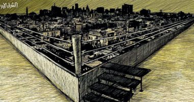 كاريكاتير صحيفة سعودية.. العزل هو الحل لمواجهة الفيروس القاتل كورونا