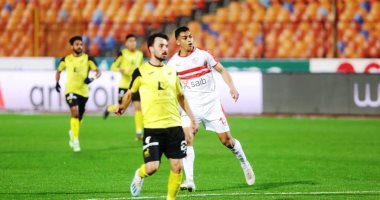 صور.. بيكهام ينقذ مرمى دجلة من هدف مصطفى محمد فى مباراة الزمالك