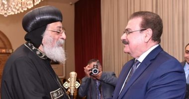 البابا  تواضروس يستقبل وفدًا من نقابة المهندسيين بالكاتدرائية  
