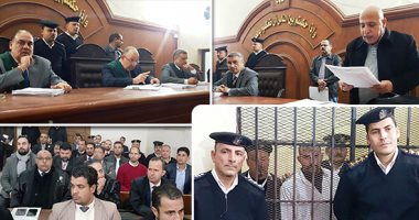 صور.. تفاصيل محاكمة جزار بتهمة ذبح أسرة من 7 أفراد بكفر الدوار.. المتهم معترفا بارتكابه الجريمة: أهلى جننونى ودخلونى مستشفى الأمراض العقلية وكنت عايز أقتل عمى وأخويا.. ويؤكد: المجنى عليهم أكرمونى فى بيتهم