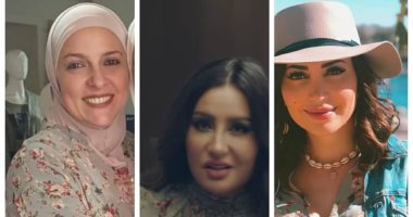 الفلورى موضة.. لطيفة ونسرين طافش ودعاء فاروق بنفس الفستان.. مين الأجمل؟