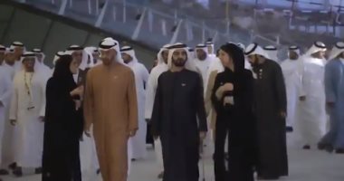 محمد بن راشد ومحمد بن زايد يفتتحان "ساحة الوصل" بموقع إكسبو 2020