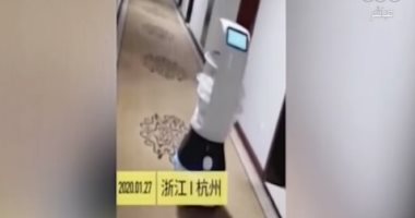 الصين تبتكر إنسان آلي بالفنادق لمنع اختلاط البشر بسبب كورونا