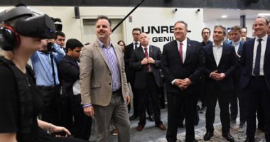 زيارة وزير الخارجية الأمريكى بومبيو لمختبر ألعاب Epic Games فى لندن