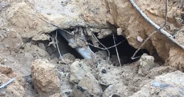 اصلاح هبوط أرضى بمنطقة التيجانى ومواصلة حملات النظافة بالعريش 
