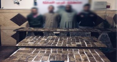 ضبط 450 طربة حشيش بقيمة 2.8 مليون جنيه
