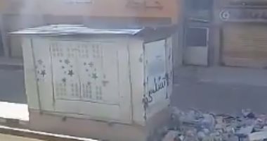 قارئ يشكو من حرق القمامة بجوار محطة كهرباء النخيل بالعجمى