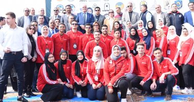 وزيرا البيئة والرياضة ومحافظ الفيوم يفتتحون مشروع الدراجات التشاركية..صور