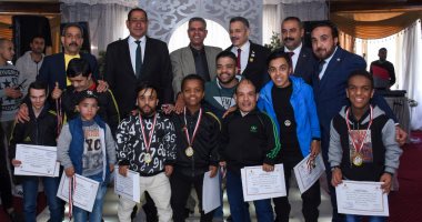 صور.. تكريم الفائزين من شباب "ذوى الهمم" عن بطولات 2019 بالإسكندرية 