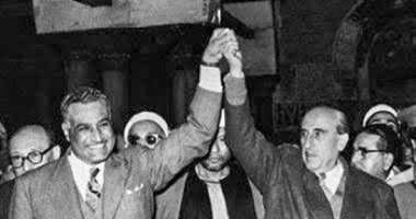سعيد الشحات يكتب: ذات يوم.. 1 فبراير 1958..الإعلان عن بيان الوحدة بين مصر وسوريا وعبد الناصر والقوتلى فى شرفة مجلس الوزراء المصرى أمام الجماهير المحتشدة