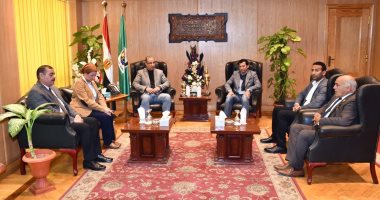 محافظ الفيوم يستقبل وزيرى البيئة والرياضة لتدشين مشروع النقل غير الآلى