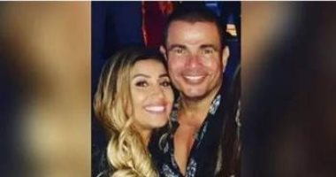 أحدث صورة لعمرو دياب ودينا الشربينى فى إحدى المناسبات الخاصة