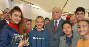 محافظ القاهرة: تدريب الطلاب الموهوبين علميا والحاصلين على براءات اختراع