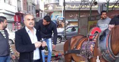 حى الدقى يصادر السيارات الكارو ويغلق نادى صحى ويرفع الإشغالات بـ6 شوارع