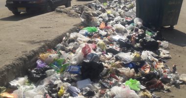 محلات الدواجن تلقى مخلفات الذبح فى شوارع حى الزهور ببورسعيد.. صور