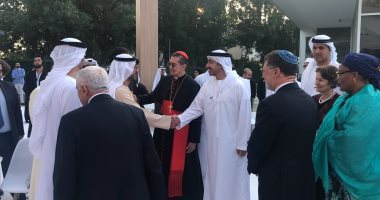 عبدالله بن زايد يستقبل القيادات الدينية باحتفالية ذكرى توقيع وثيقة الأخوة الإنسانية