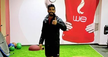 شاهد.. صالح جمعة يخوض تدريبات منفردة فى الأهلى
