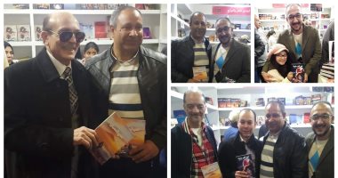 محمد صبحي يحضر حفلي توقيع كتابين للشاعرين سيد حسن درويش ومحمود العقبي 