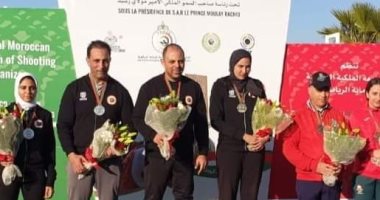 مختلط الرماية يحصد ذهبية وفضية فى البطولة العربية بالمغرب