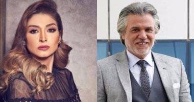 ناصر سيف زوج المذيعة الشهيرة روجينا فى "أسود فاتح" مع هيفاء وهبى