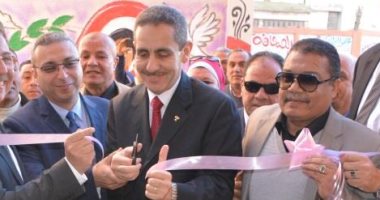 صور.. محافظ الغربية يفتتح مدرستى القرشية الثانوية وصبحى زيدان الابتدائية بالسنطة