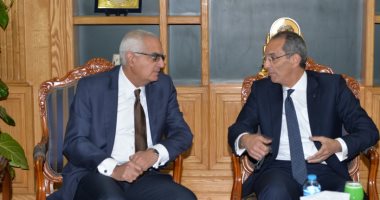 وزير الاتصالات يتفقد فرع معهد تكنولوجيا المعلومات فى جامعة المنصور
