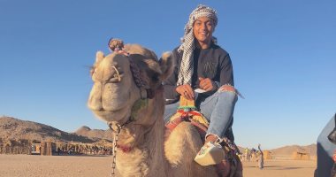 مصطفى محمد فى دور شيخ العرب قبل مواجهة الإسماعيلى.. صور