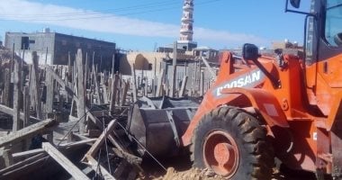 صور.. استرداد 157 فدان أراضى بناء وإزالة التعديات عليها بمطروح 