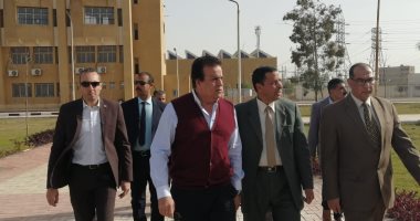 وزير التعليم العالي يتفقد مقر جامعة الدلتا التكنولوجية بقويسنا.. صور