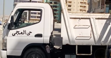 محافظة الإسكندرية ترفع 970 طن قمامة من شاطئ النخيل
