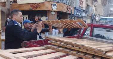 حملات إشغالات ونظافة مكبره بشوارع مدينة المحلة
