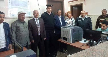 صور.. تشغيل مكتب السجل المدنى بمركز بلاط بالوادى الجديد بشكل تجريبى  