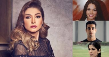 روجينا وهنادى مهنا وخالد أنور يصورون مشاهدهم فى مسلسل "نساء من ذهب"