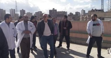 مدير عام التأمين الصحي بالغربية يتفقد عمليات تطوير مبرة المحلة