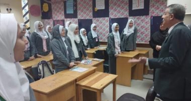 صور.. مدير تأمين صحى بنى سويف يتفقد المعهد الفنى للتمريض 
