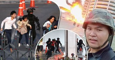 صور وفيديو.. تفاصيل 24 ساعة رعب فى تايلاند.. مقتل 21 شخصًا وإصابة العشرات فى إطلاق نار.. جندى يهرب بسلاحه ويطلق النار عشوائيًا على المدنيين.. المسلح يختبئ بمركز تجارى.. والكوماندوز يتدخل ويعلن تصفيته