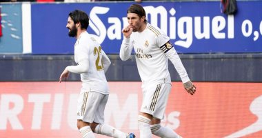 ريال مدريد يتقدم على أوساسونا 2-1 فى شوط مثير بالدوري الإسباني.. فيديو