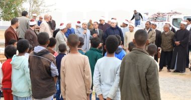 صور قافلة الأزهر بحلايب وشلاتين توضح قيمة الوطن وواجبات حماية ترابه