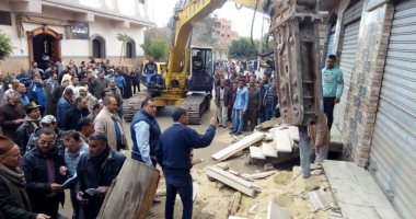 صور.. إزالة 173 حالة واسترداد 20 فدان من أملاك الدولة بالشرقية