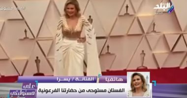 أول تعليق من يسرا على الفيلم الكورى الحائز على جائز الأوسكار.. فيديو