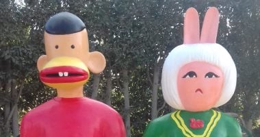 قارئ يشارك بعدد من أعماله لموهبته فى النحت بمحافظة الفيوم