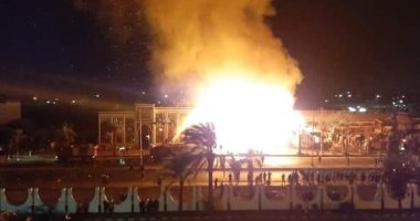 السيطرة على حريق ضخم فى مطعم وكافيه وقاعة أفراح فى الإسماعيلية