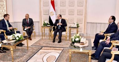 السيسي يلتقى الرئيس التنفيذى لشركة بريتيش بتروليوم (بي بي) البريطانية