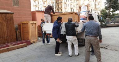 المتحف الكبير يستقبل قطع أثرية فى  23 صندوقًا من المتحف المصرى بالتحرير