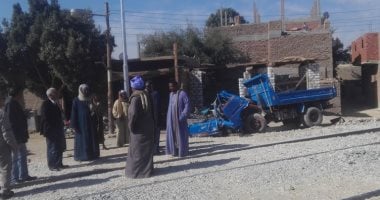 صور.. مدينة إسنا بعد حادث قطار 997 بقرية الحلة: اقامة مزلقان شرعى