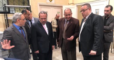 صور.. رئيس جامعة طنطا يشيد بمعمل محركات الاحتراق الداخلى بكلية الهندسة