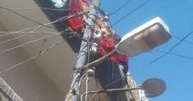 شكوى من تلف أعمدة الإنارة وعدم وجود صناديق لتجميع القمامة بحوش عيسى فى البحيرة