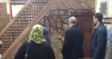 الآثار ترمم منبر مسجد أرغون شاه الإسماعيلى نائب مدينة حلب ودمشق (صور)