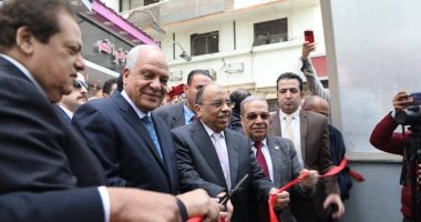 وزير التنمية المحلية ومحافظ الجيزة يفتتحان أنفاق مشاة الميدان بحضور أبو العينين