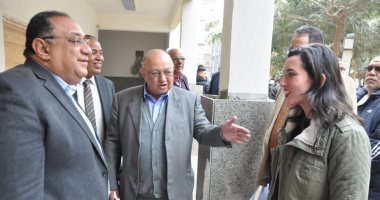 رئيس جامعة حلوان يفتتح المرحلة الأولى من تطوير منشآت كلية التجارة بالزمالك